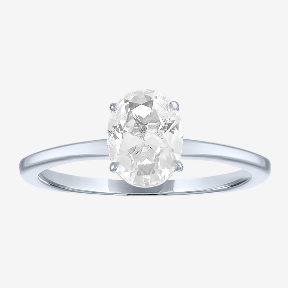 STERLING SILVER AND WHITE SAPPHIRE RING!!! ON SALE NOW!!! NWT!!!